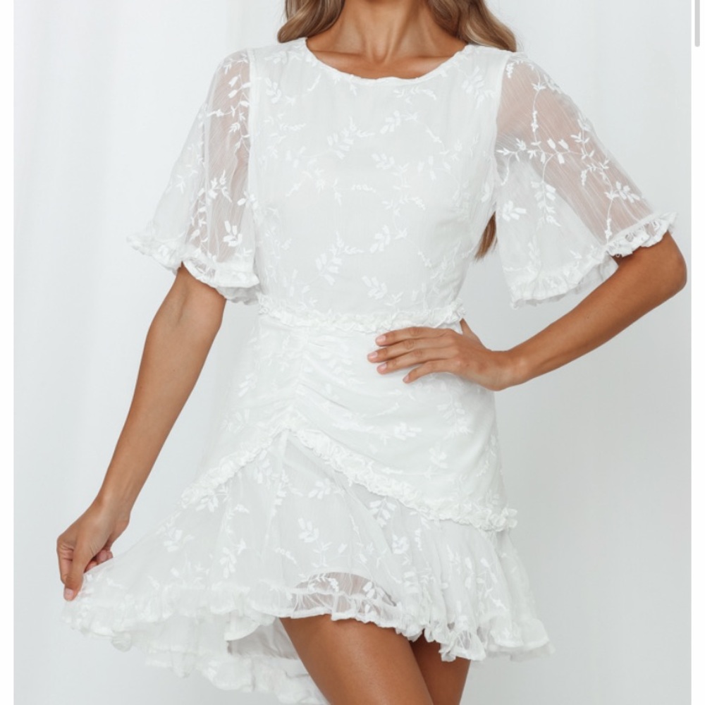 Hello Molly Decision is yours white dress